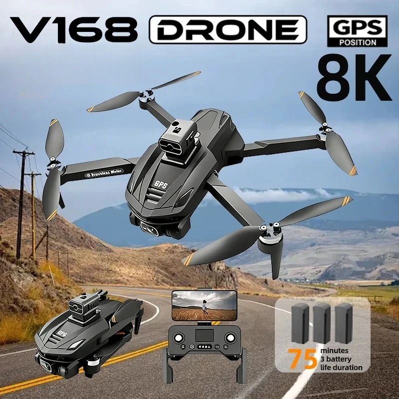 Drone Ls Rc - Оригинальный GPS-дрон V168 с профессиональной 8K