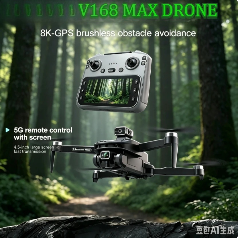 Drone Ls Rc - Оригинальный складной дрон V168 MAX с