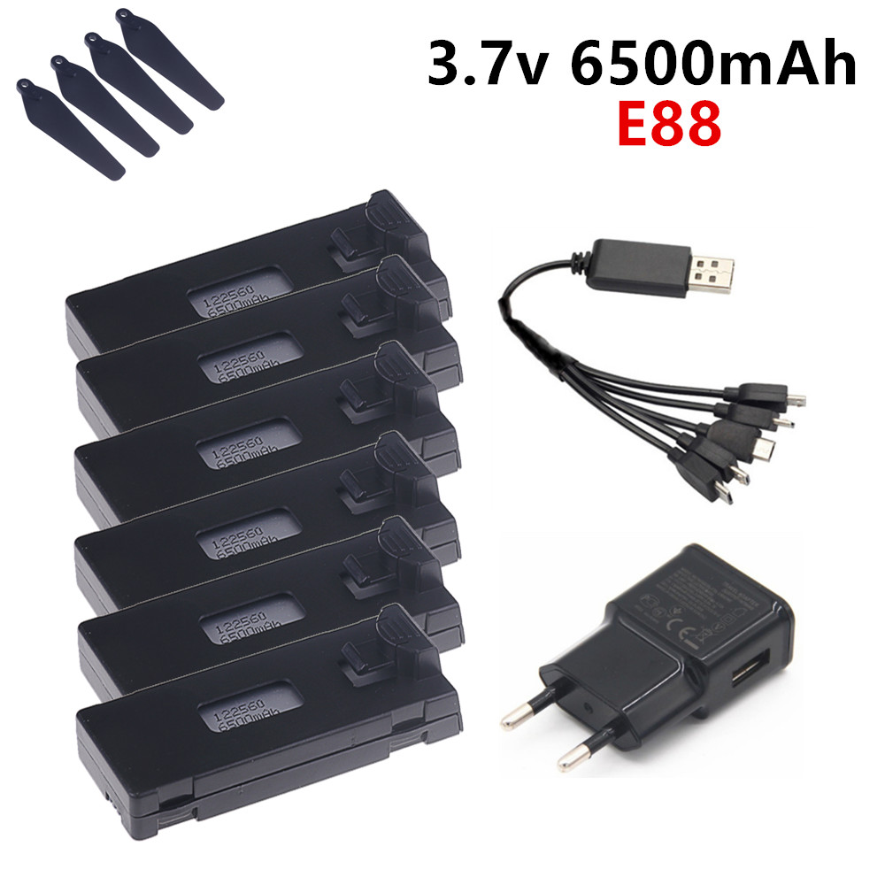 Drone Rc E99 K3 - 3,7 В 6500 мАч Lipo аккумулятор
