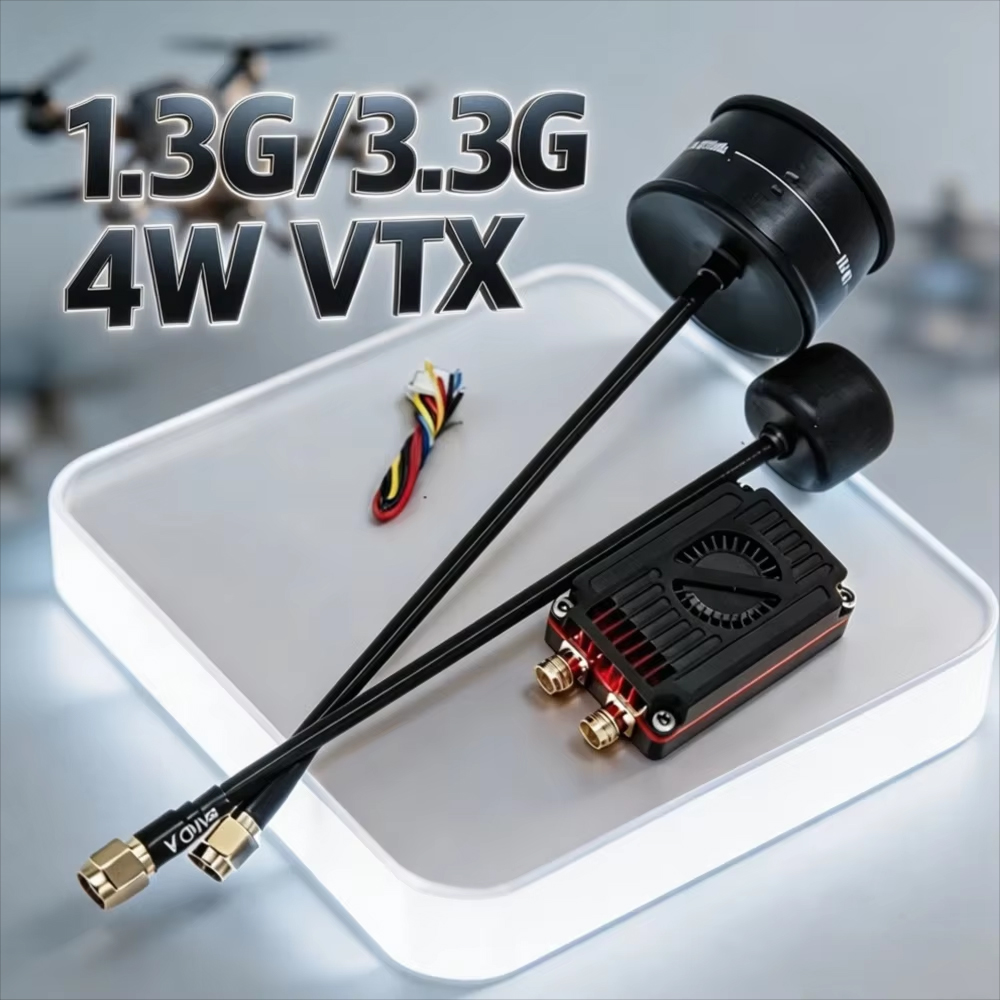 Vtx Video Transmitter - Rushfpv Rush 1.3G/3.3G 4W 7-30V Двухдиапазонный