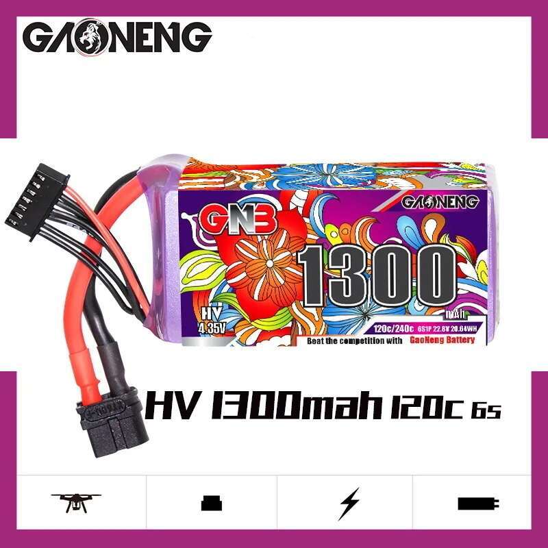 2 шт. GNB 6S Lipo аккумулятор  – обзор и цена Analog Fpv Transmitter