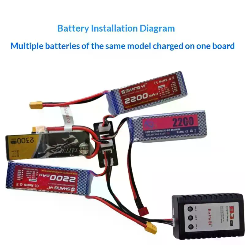 Параллельная зарядка LiPo-акку – обзор и цена Lipo Parallel Charging Board