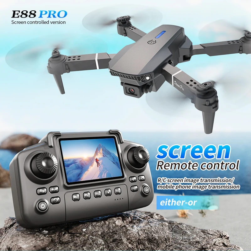 Профессиональный дрон E88 PRO  – обзор и цена Drone Z
