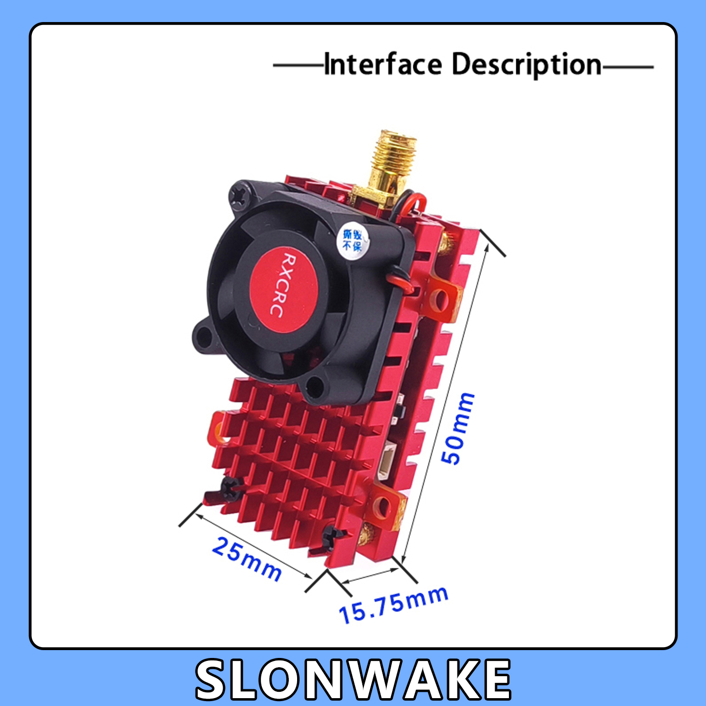 SLONWAKE 5,8G 2 Вт VTX FPV 180 – обзор и цена Drone Z