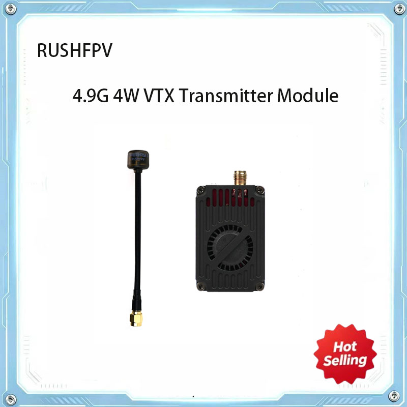 RUSHFPV 4.9GHz 4W VTX FPV виде – обзор и цена Vtx Video Transmitter