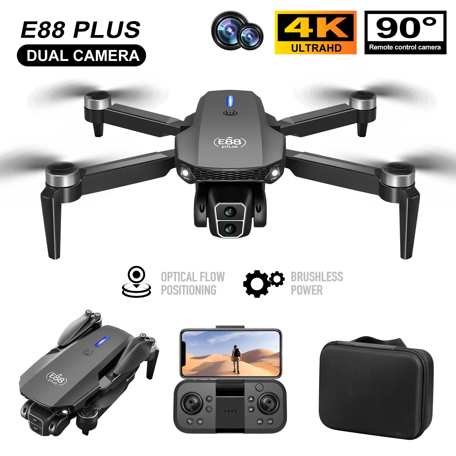 Новый дрон для квадрокоптера E – обзор и цена Drone Z
