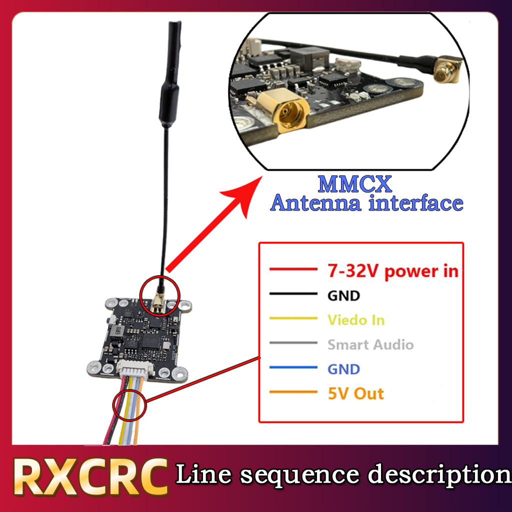 RXCRC 5,8G модуль 48 каналов 1 – обзор и цена Drone Rc Toy