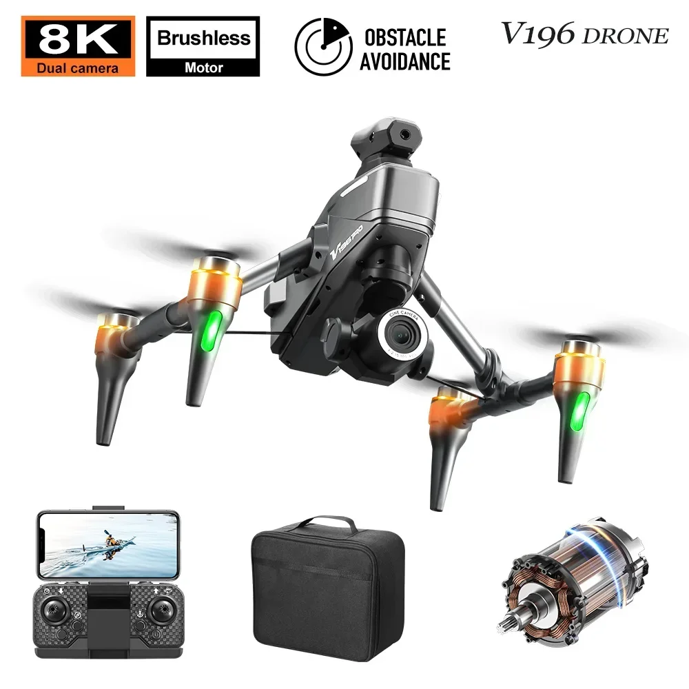 V196 Pro 8K HD Дрон с двойной  – обзор и цена Drone V196 Rc