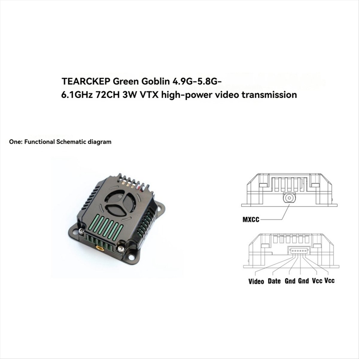 FPV-трансивер 4.9-6.1 ГГц 3 Вт – обзор и цена Vtx Video Transmitter