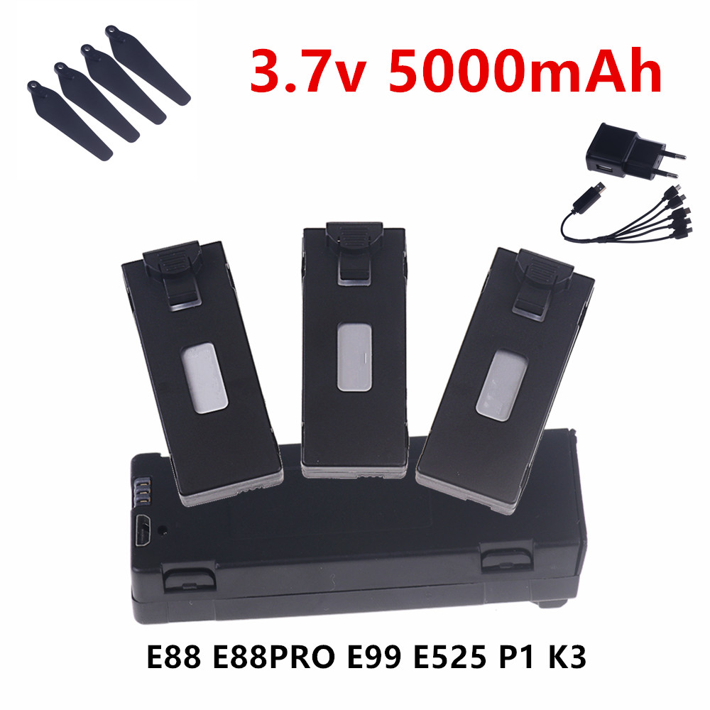 Аккумулятор 3.7V 5000mAh LiPo  – обзор и цена Drone Rc E99 K3