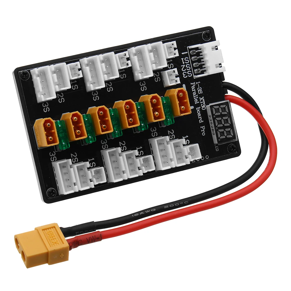 XT30 Plug 1S-3S Lipo Battery U – обзор и цена Lipo Parallel Charging Board