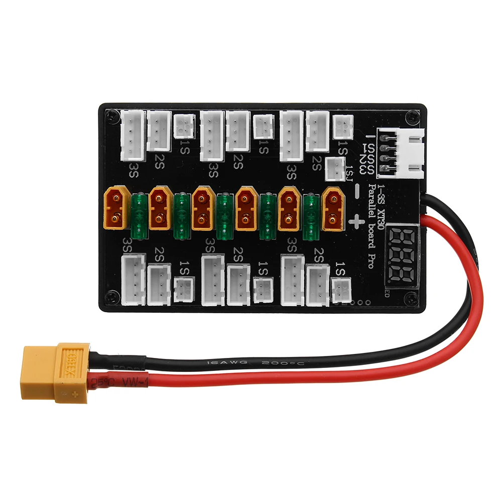 XT30 Plug 1S-3S Lipo Battery U – обзор и цена Lipo Parallel Charging Board