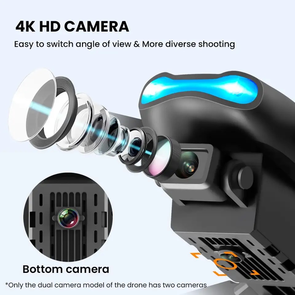 Новый мини-дрон E99 4K WIFI HD – обзор и цена Drone Rc E99 K3