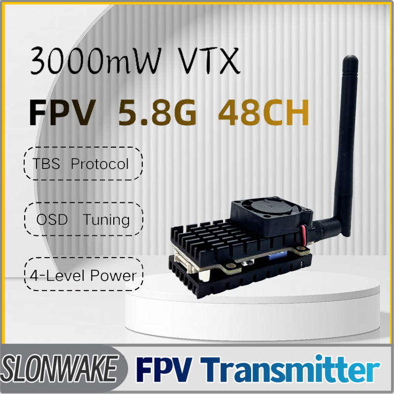 SLONWAKE 5,8G 3000 МВт Модуль  – обзор и цена Vtx Video Transmitter
