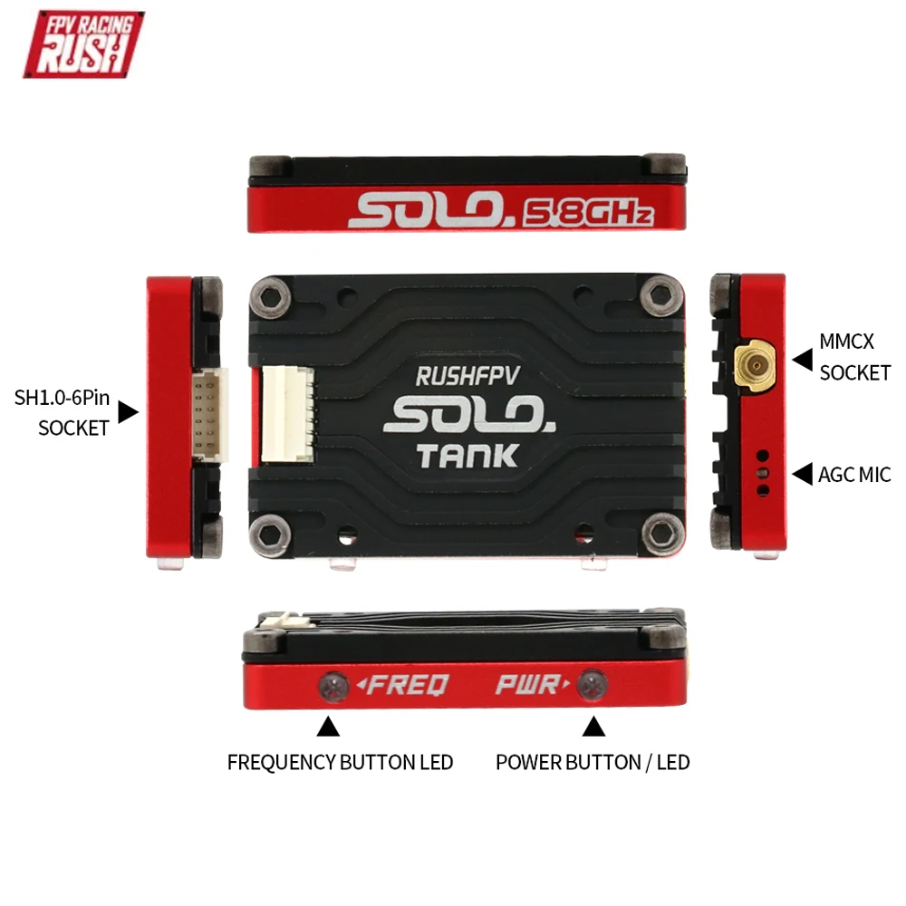 RUSHFPV Tank Solo VTX 5.8ГГц 1 – обзор и цена Vtx Video Transmitter