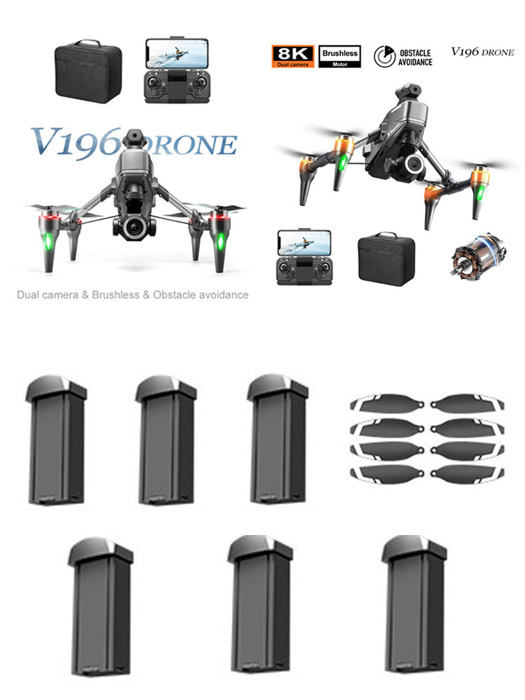 Бесщеточный радиоуправляемый д – обзор и цена Drone V196 Rc